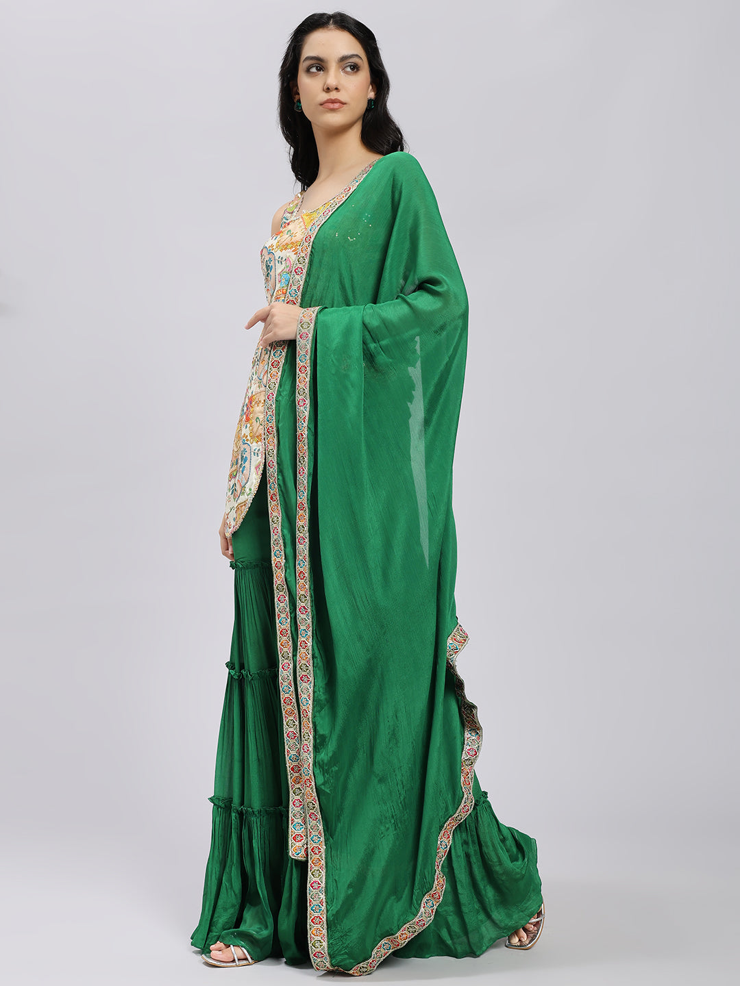 Emerald Sharara Set
