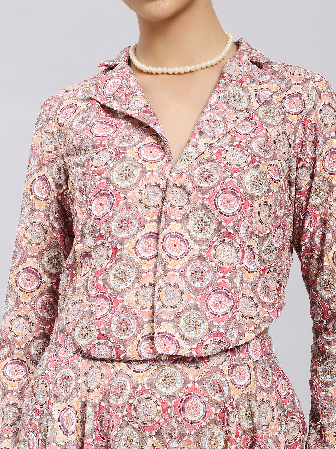 Rosé Mandala Skirt Set