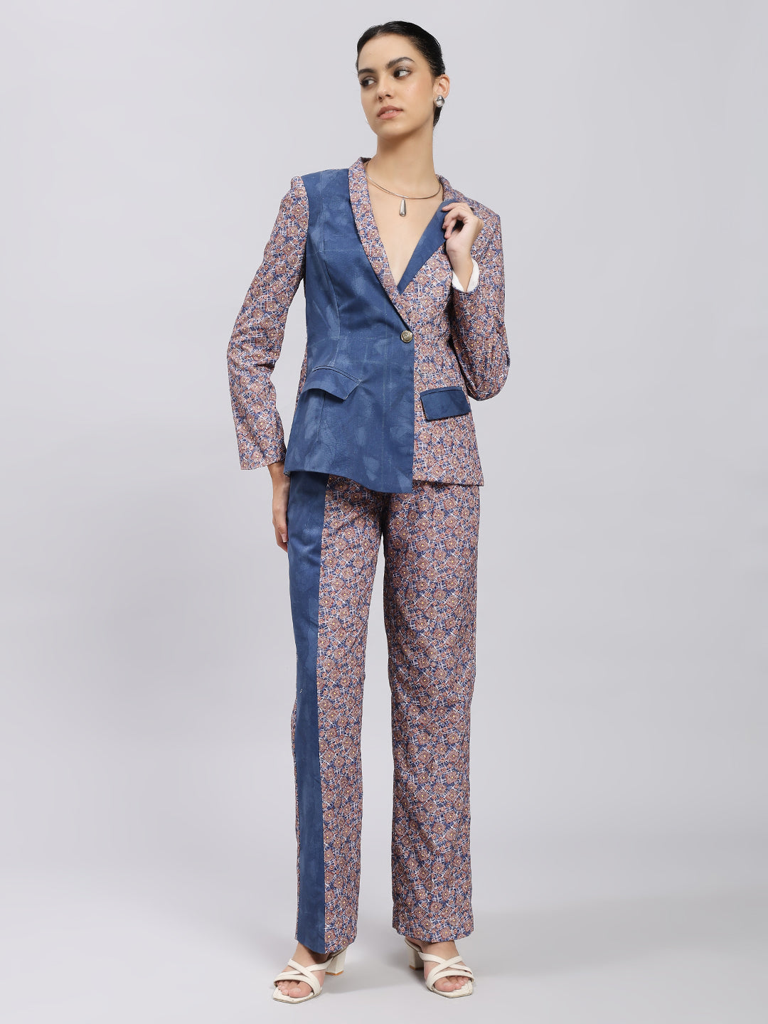 Azure Mosaic Co-ord Set