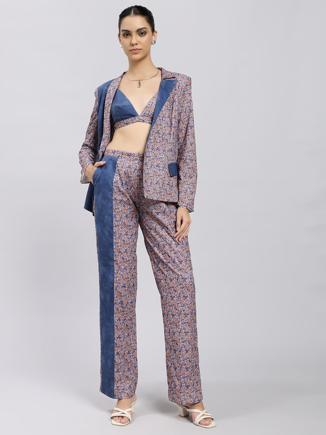 Azure Mosaic Co-ord Set