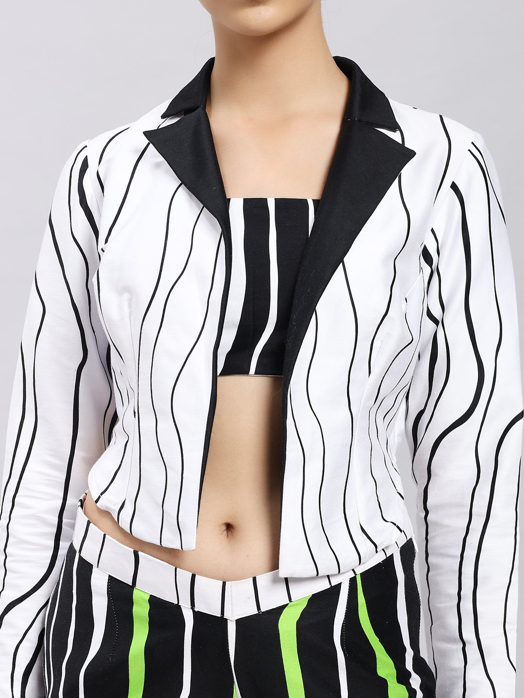 Neon Noir Stripe Co-ord Set