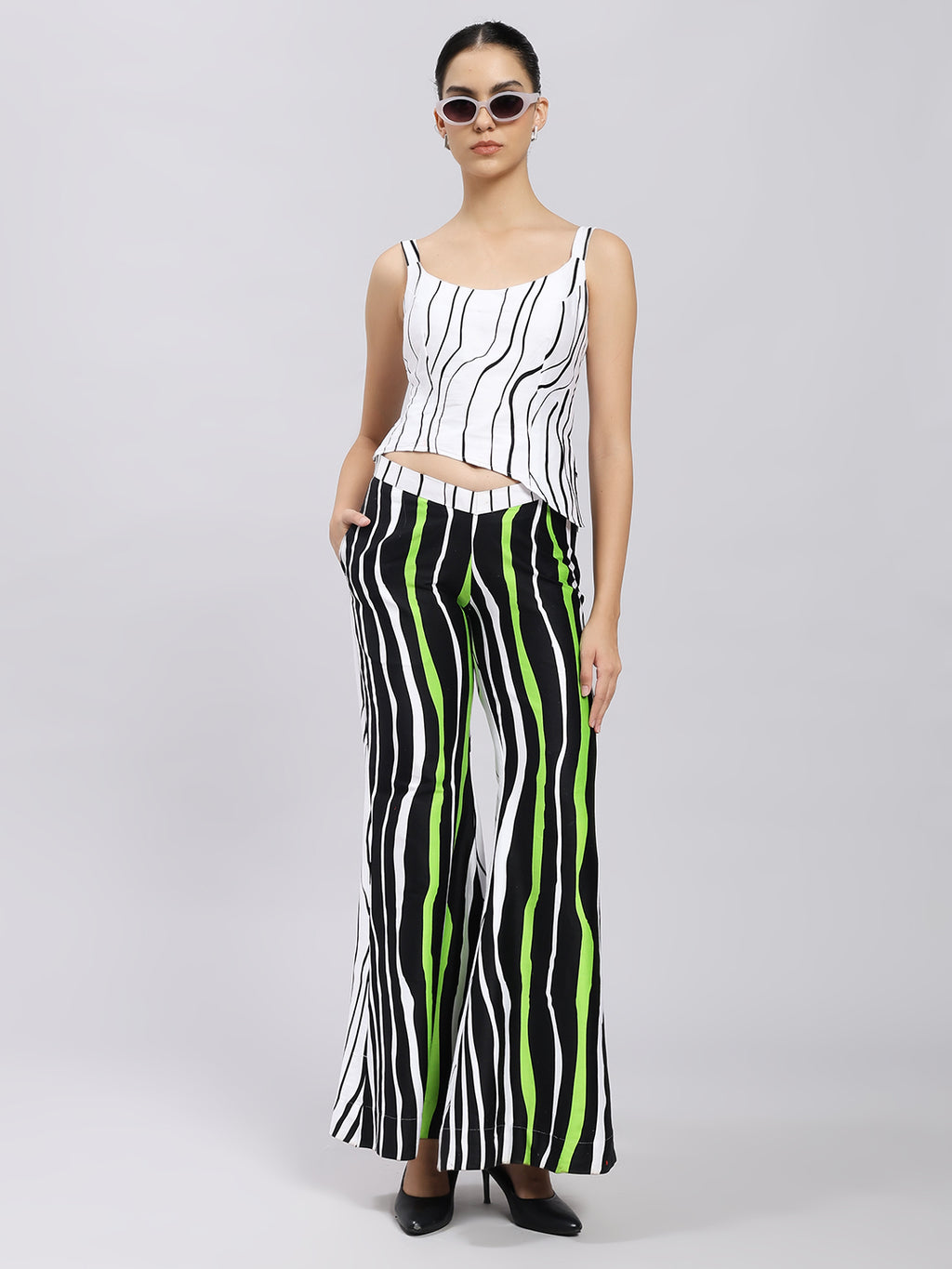 Electric Stripes Co-ord Set