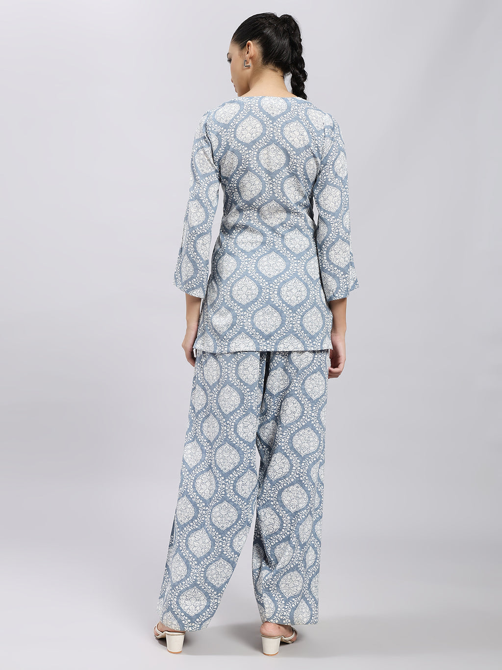 Azure Breeze Printed Co-ord Set