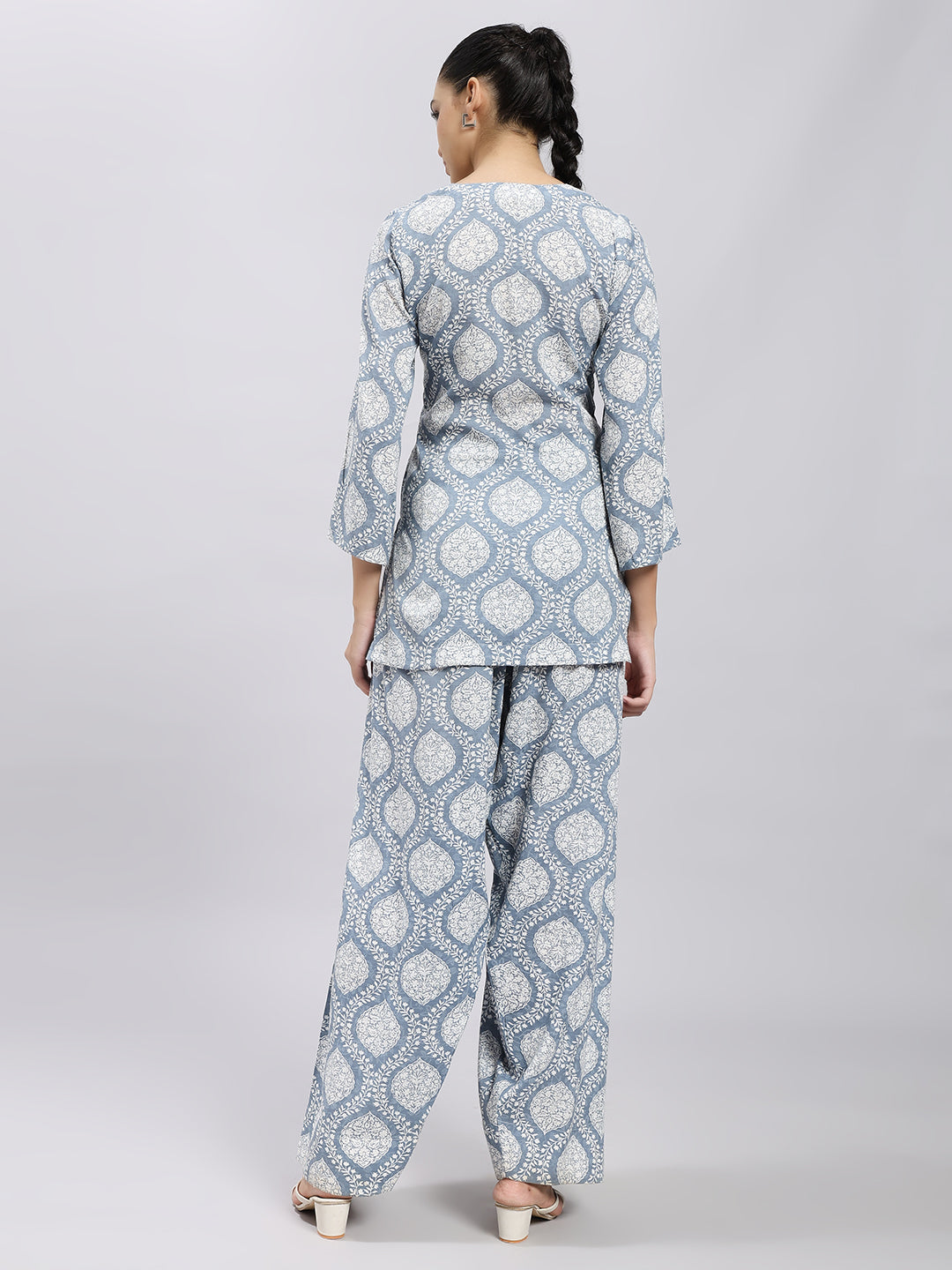Azure Breeze Printed Co-ord Set