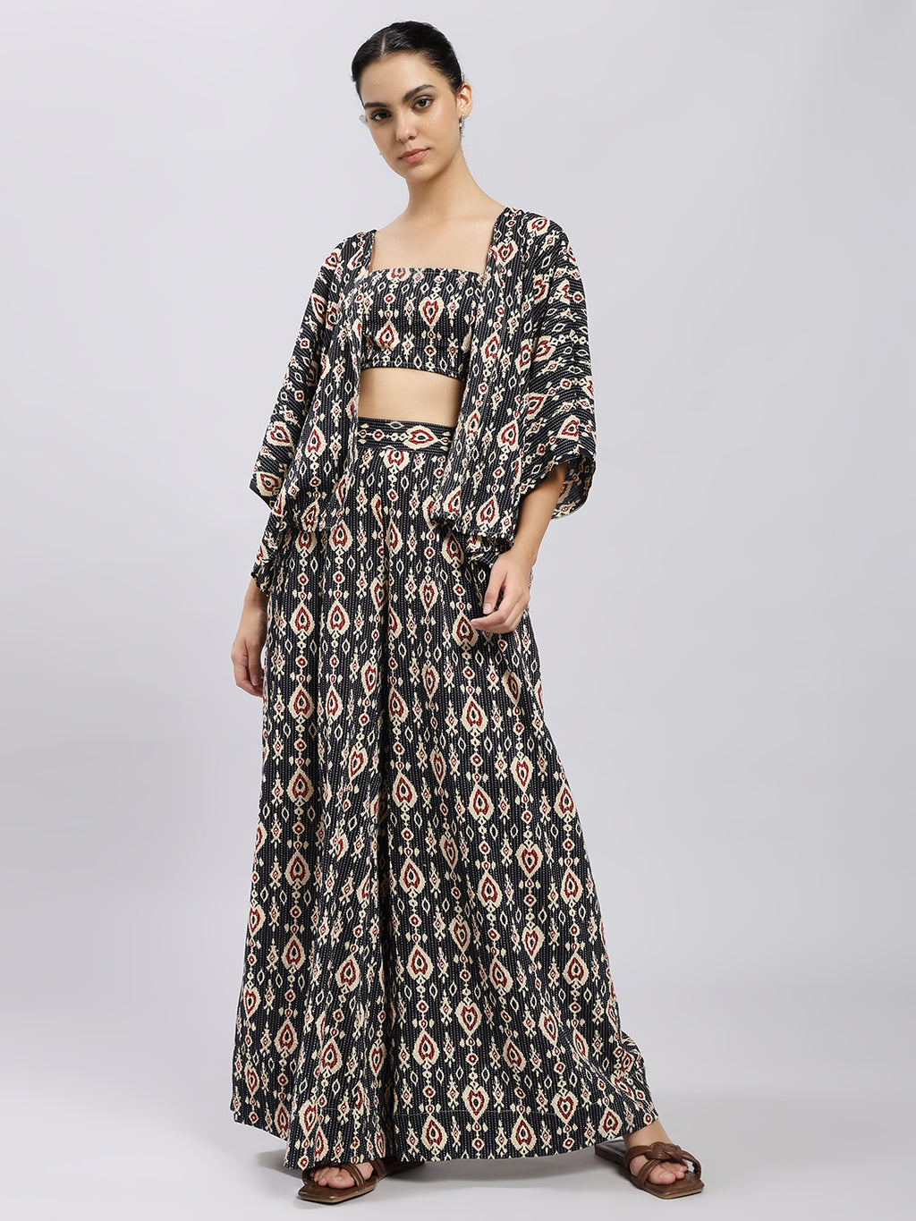 Noir Ikat Harmony Co-ord Set