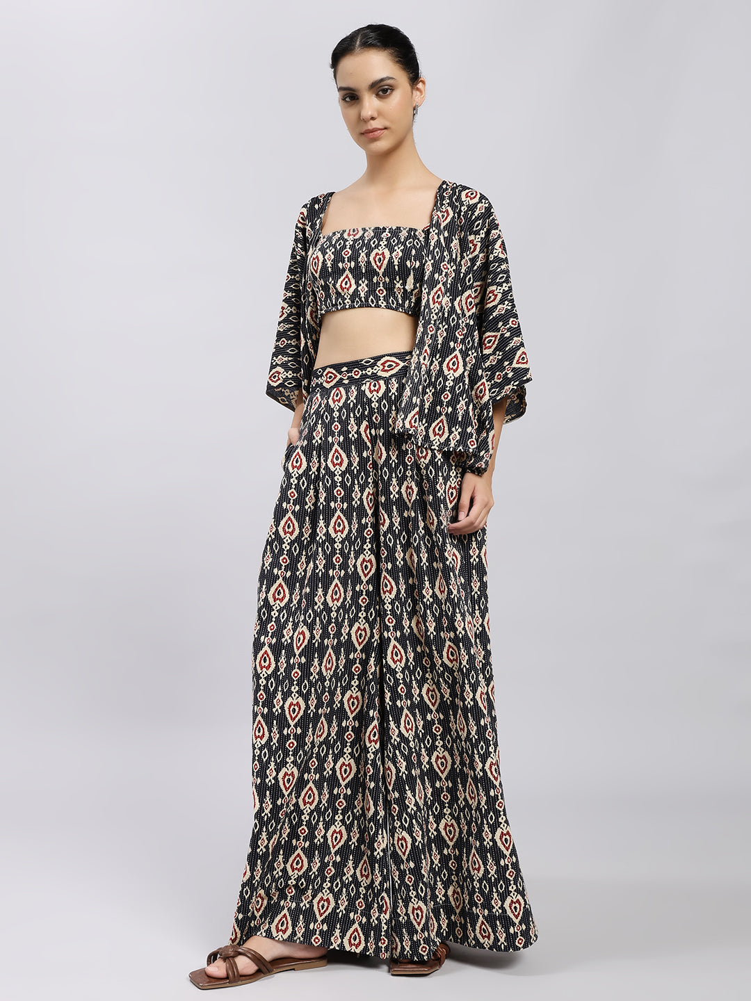 Noir Ikat Harmony Co-ord Set